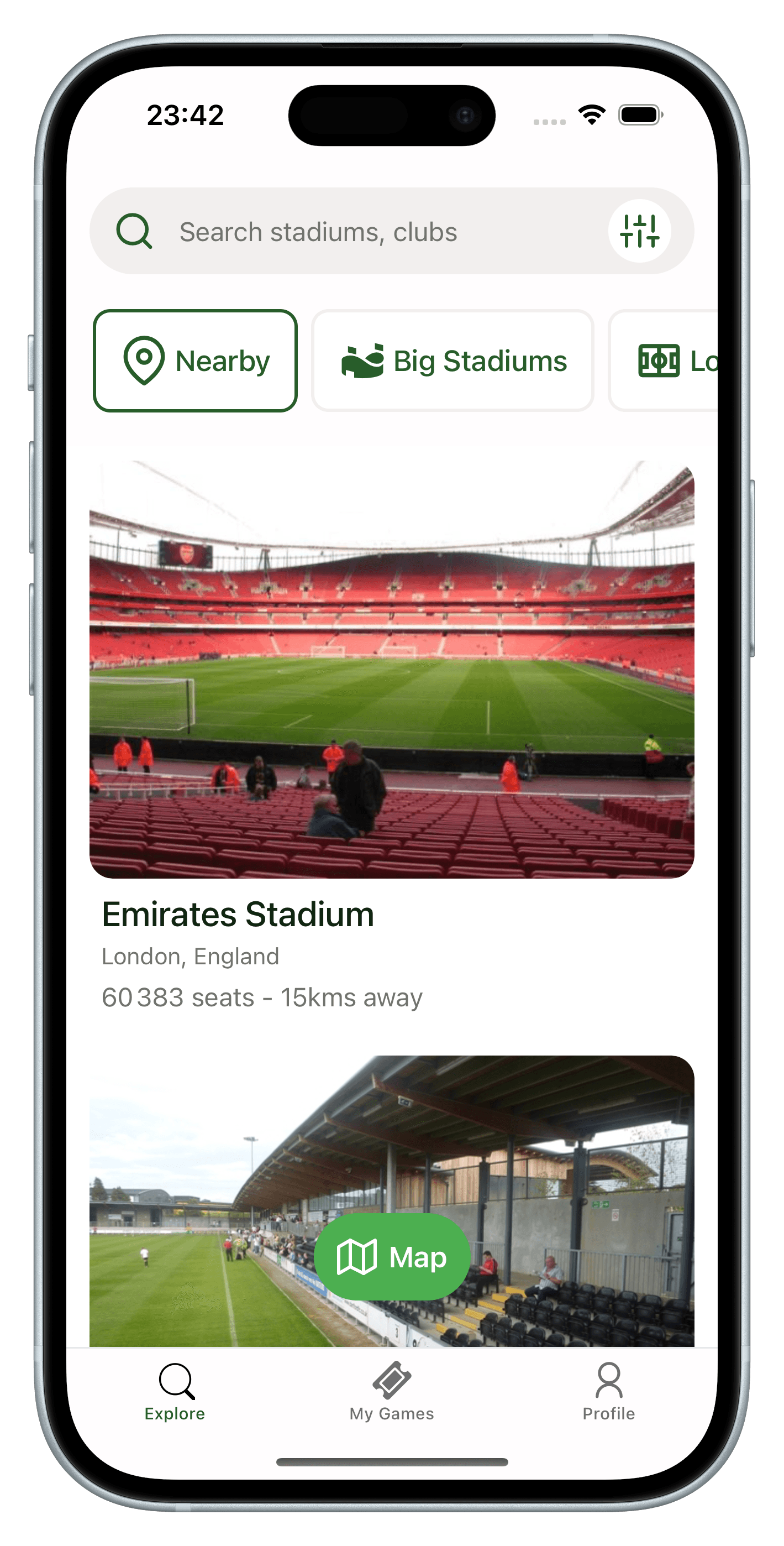 FootPrints app screenshot